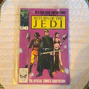 Marvel Return of the Jedi Comic Book with Purple Cover